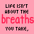 Life Is Not About The Breaths You Take