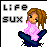 Life Sux Doll Myspace Icon