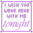 I Wish You Were With Me Tonight