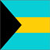 Bahamas Flag Icon