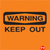 Keep Out Tablet Icon