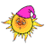 Sun Sleeping Icon