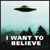 I Want To Believe Myspace Icon