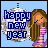 Happy New Year Doll Myspace Icon 2