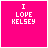 I Love Kelsey Myspace Icon