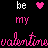 Be my Valentine Myspace Icon 5