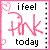 I Feel Pink Today Myspace Icon
