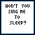 Wont You Sing Me To Sleep Myspace Icon