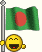 Bangladesh Flag smiley 12