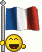 France Flag smiley 60