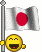 Japan Flag smiley 80